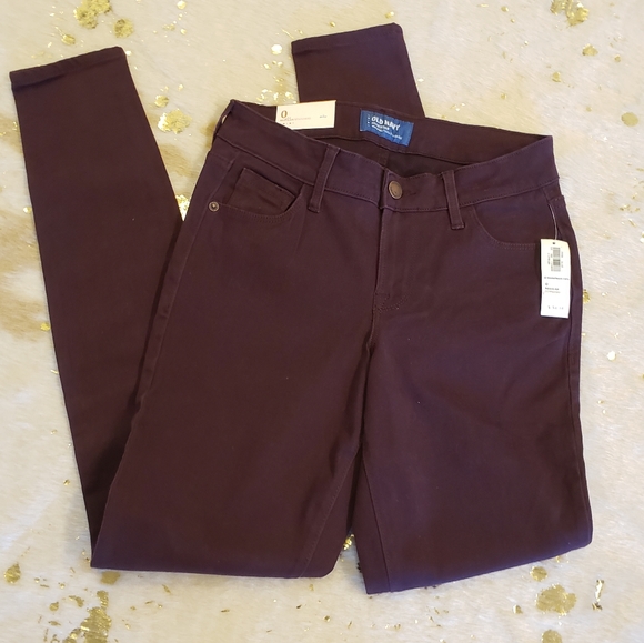 NWT Old Navy 0 Rockstar Mid-Rise Super Skinny Jean - Picture 1 of 6